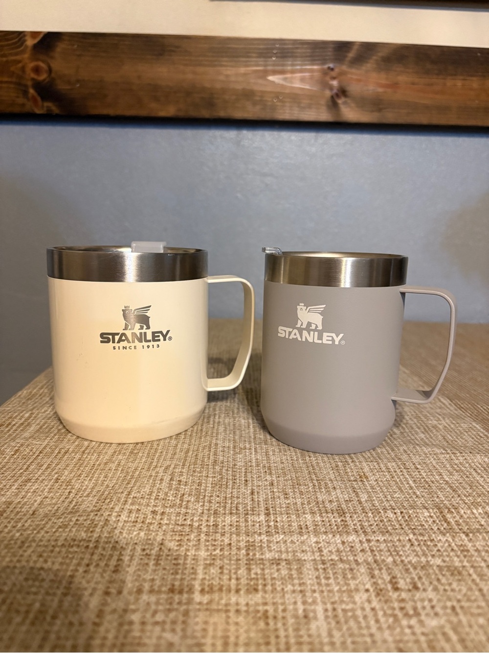Stanley Insulated Mugs Set in Cream and Light Gray